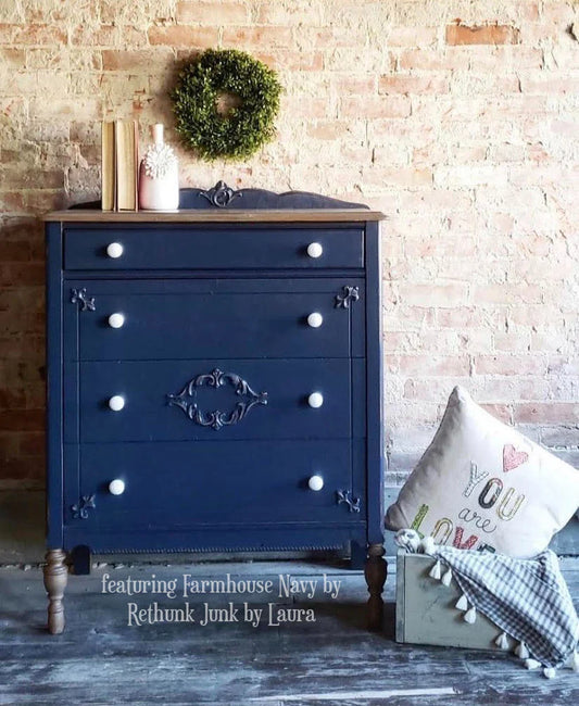 Farmhouse Navy - All-In-One Resin Paint for Furniture & Cabinets