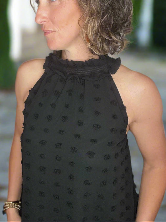 Black Polka Dot Dress