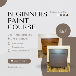 Beginners Guide to Painting Furniture (video course)
