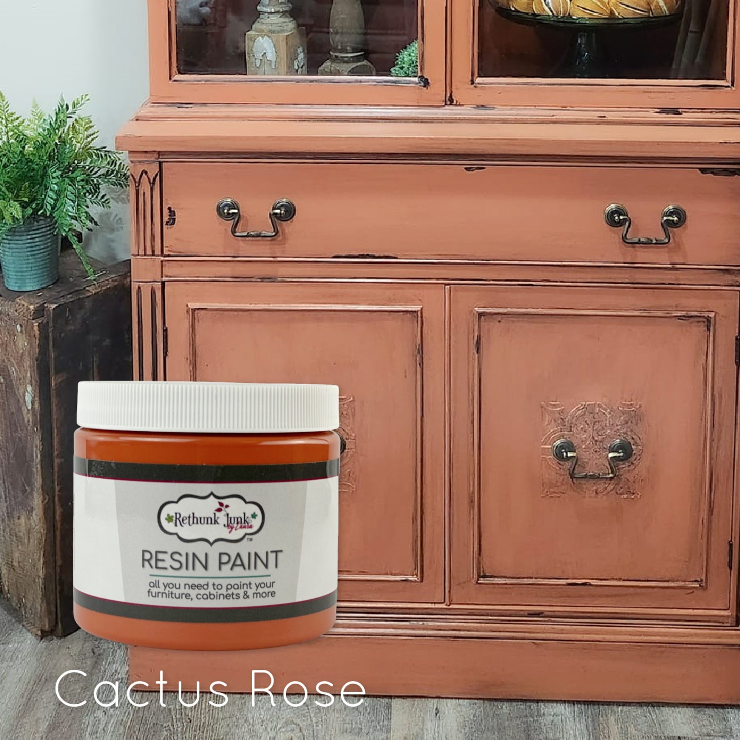 Cactus Rose - All-In-One Resin Paint for Furniture & Cabinets