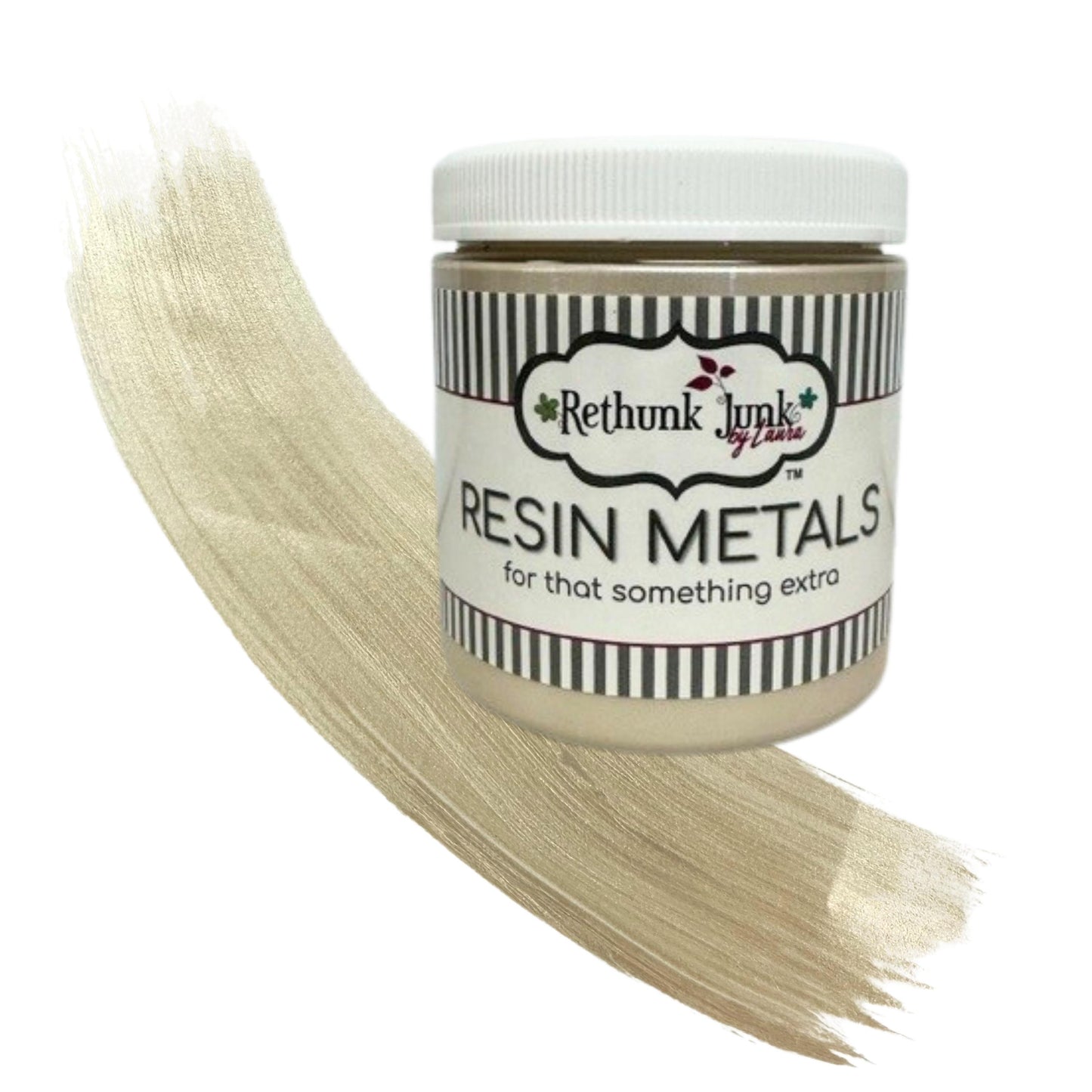 Metallic Resin Paint for Furniture & Crafts | Rethunk Junk by Laura