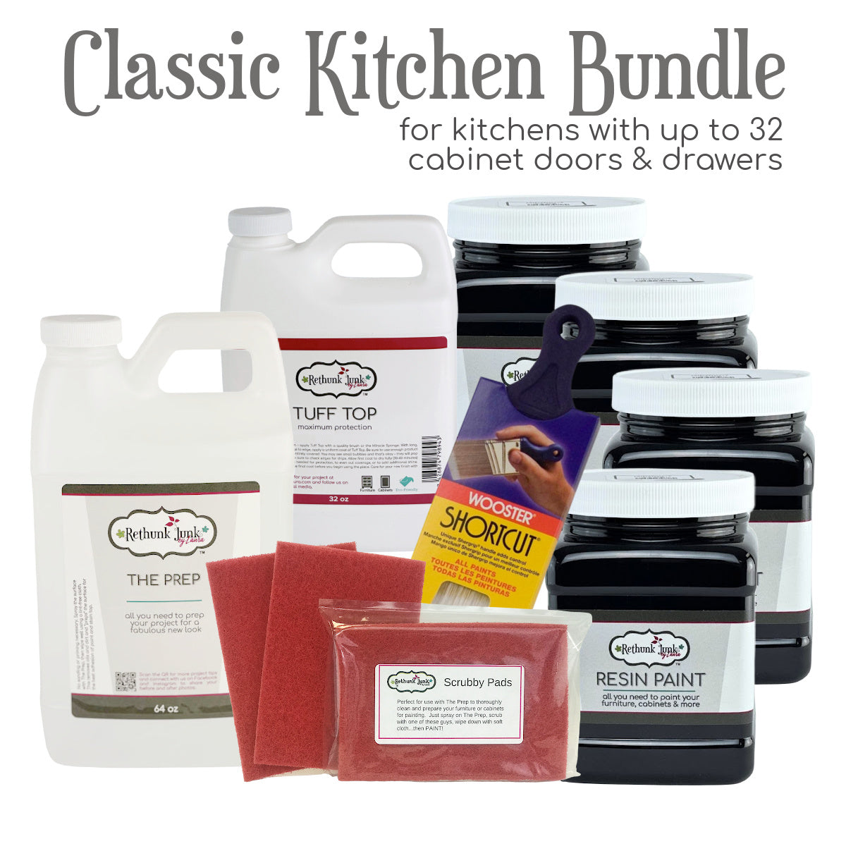 Classic Kitchen Bundle (Best Value) - Up to 32 Doors & Drawers