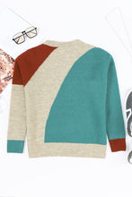 Load image into Gallery viewer, Cozy Colorblock Sweater