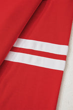 Load image into Gallery viewer, Red &amp; White Striped Sweatshirt