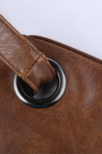 Load image into Gallery viewer, Brown Vintage Leather Oversized Clutch Bag