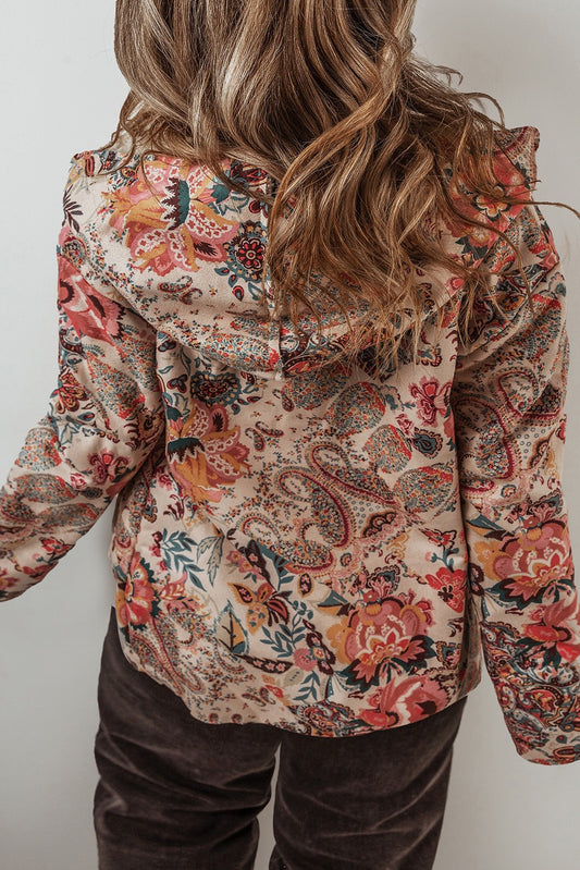Floral Sherpa Jacket