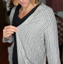 Load image into Gallery viewer, Grey Lightweight Cardigan