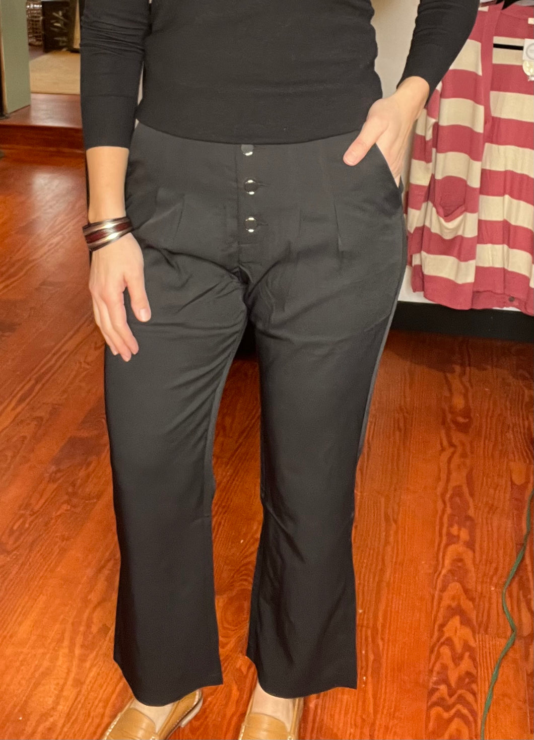 Black Cropped Pants