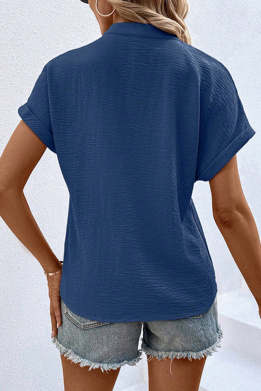 Sail Blue Lightweight Blouse