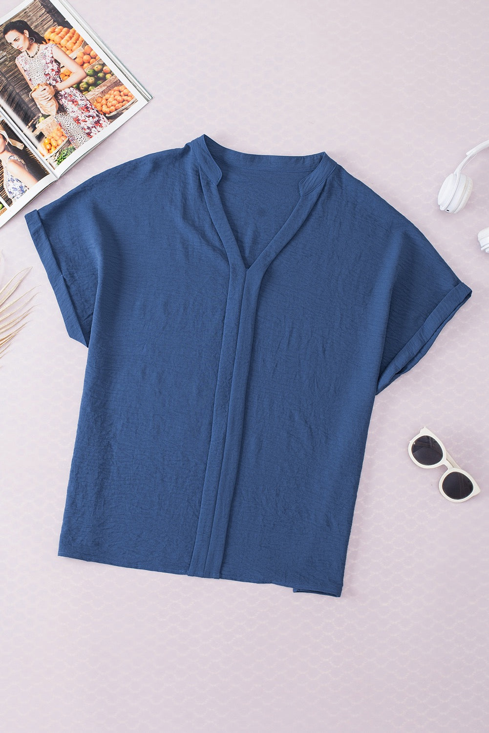 Sail Blue Lightweight Blouse