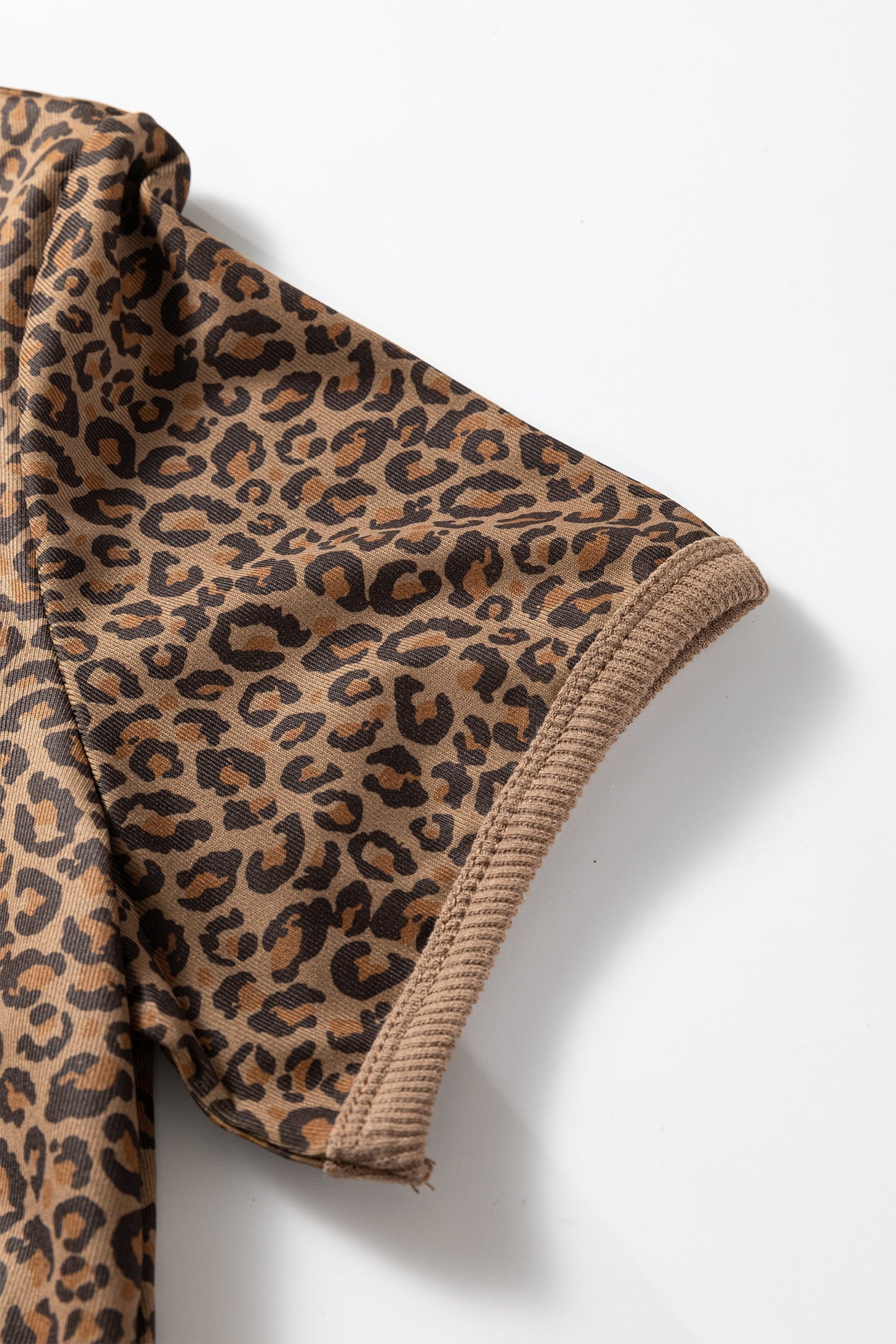 Leopard Crew Neck Tee