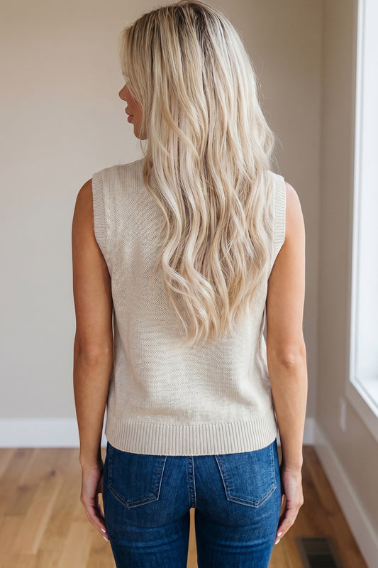 American Flag Sweater Tank