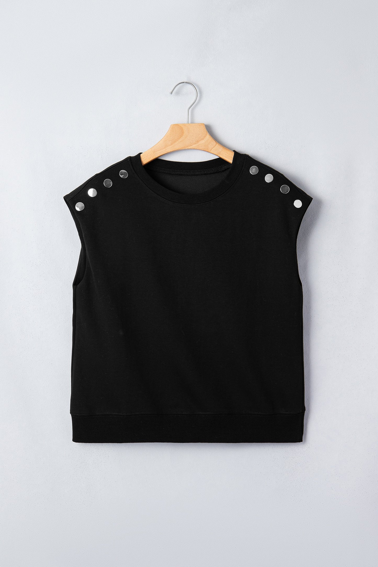 Black Short Sleeve Top