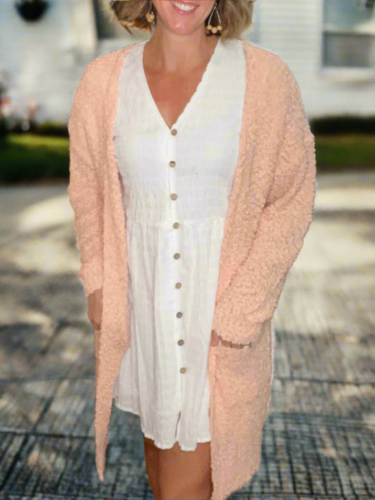 Pink Poppy Cardigan