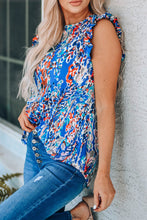 Load image into Gallery viewer, Blue Floral Tank