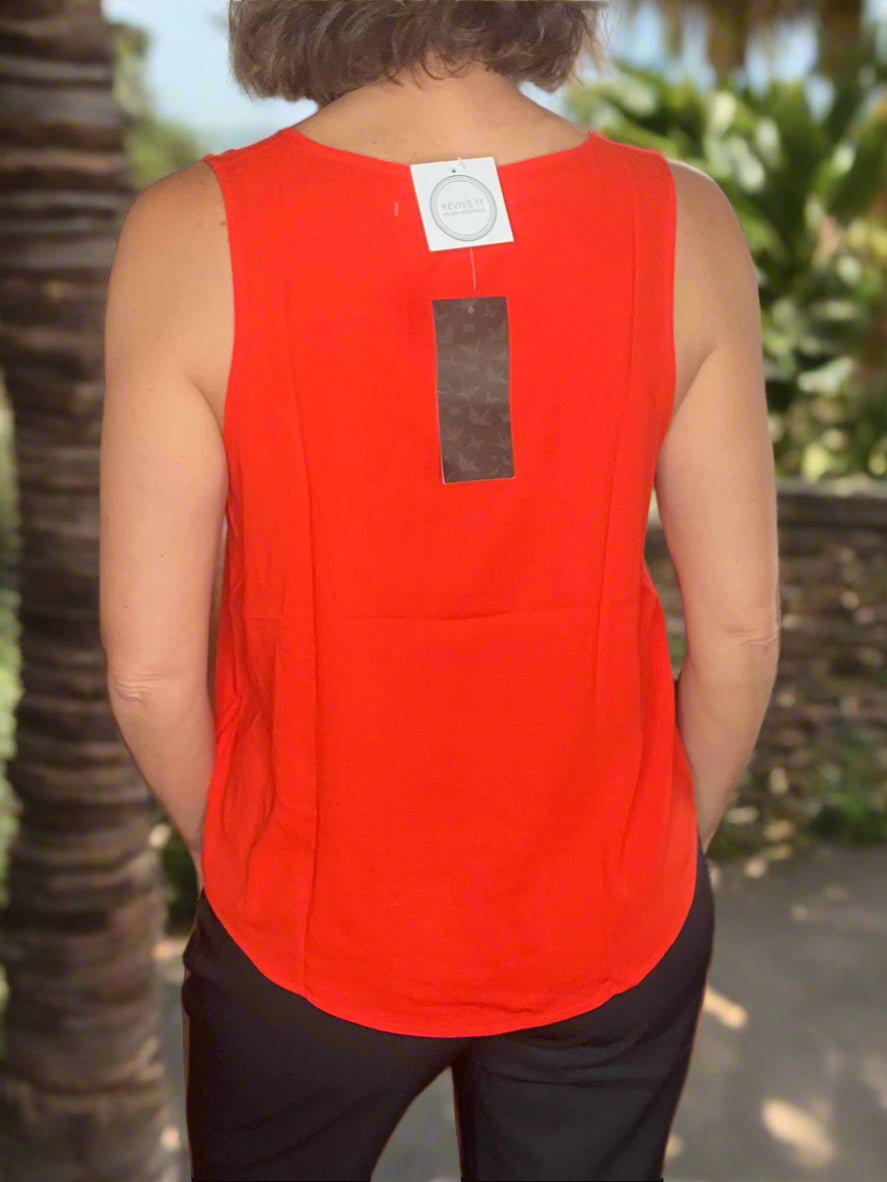Red Airy Tank