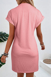 Rose Pink T-shirt Dress
