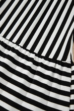 Load image into Gallery viewer, Striped Black &amp; White Dress