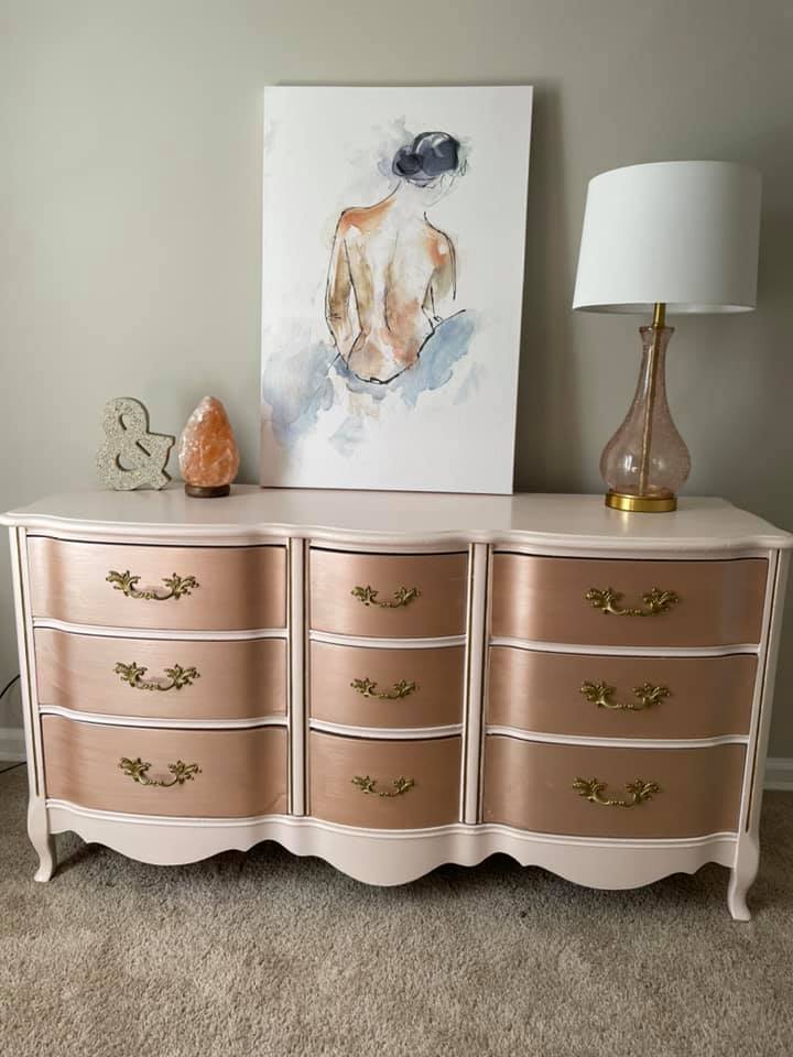 Metallic Resin Paint for Furniture & Crafts | Rethunk Junk by Laura