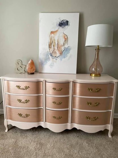 Metallic Resin Paint for Furniture & Crafts | Rethunk Junk by Laura